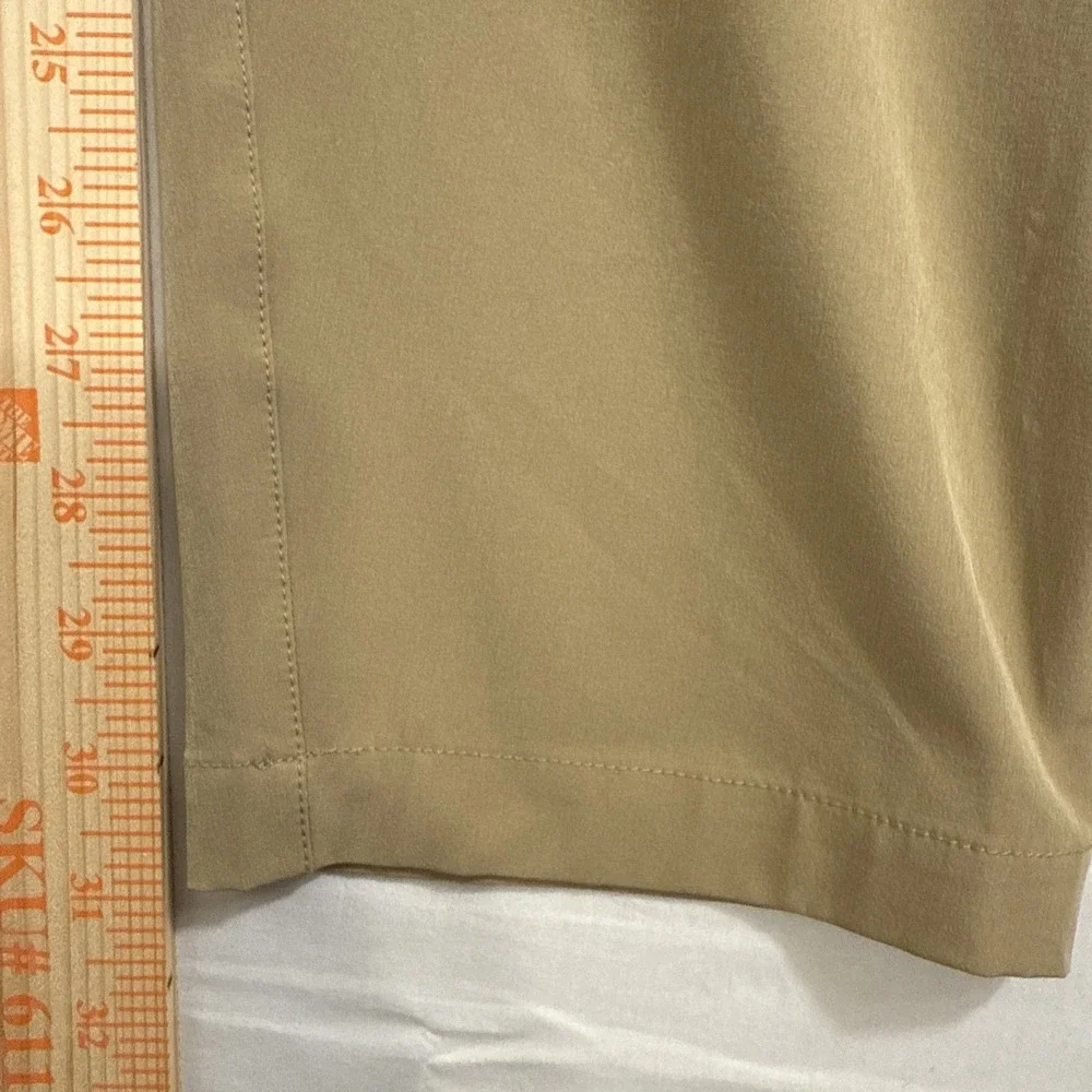 FootJoy Golf Pants TAN/BRN Performance Stretch Polyester Spandex MENS 33 X 32